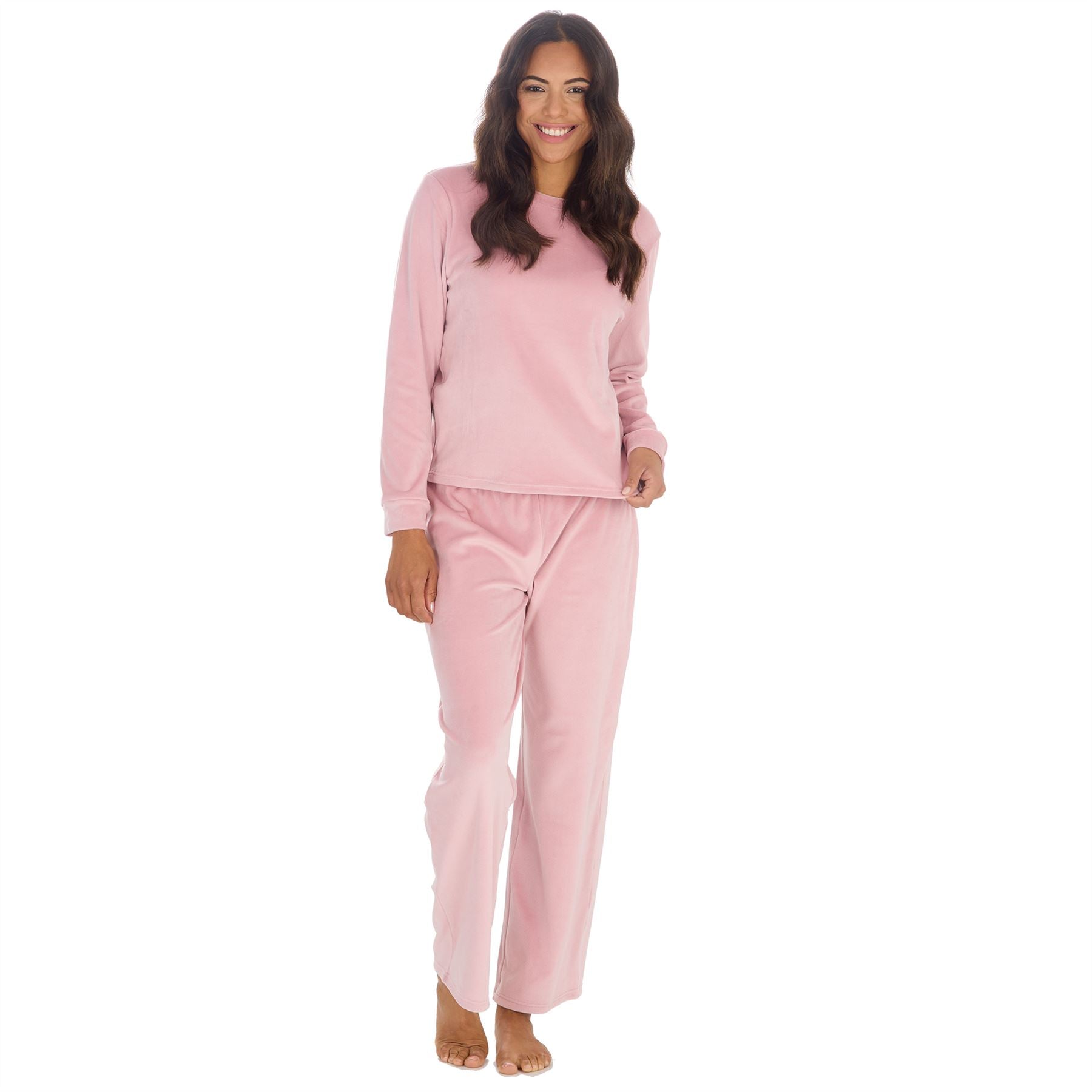 Womens/Ladies Super Soft Lounge Pyjamas Pyjama PJ Nightwear Set Size 8-22