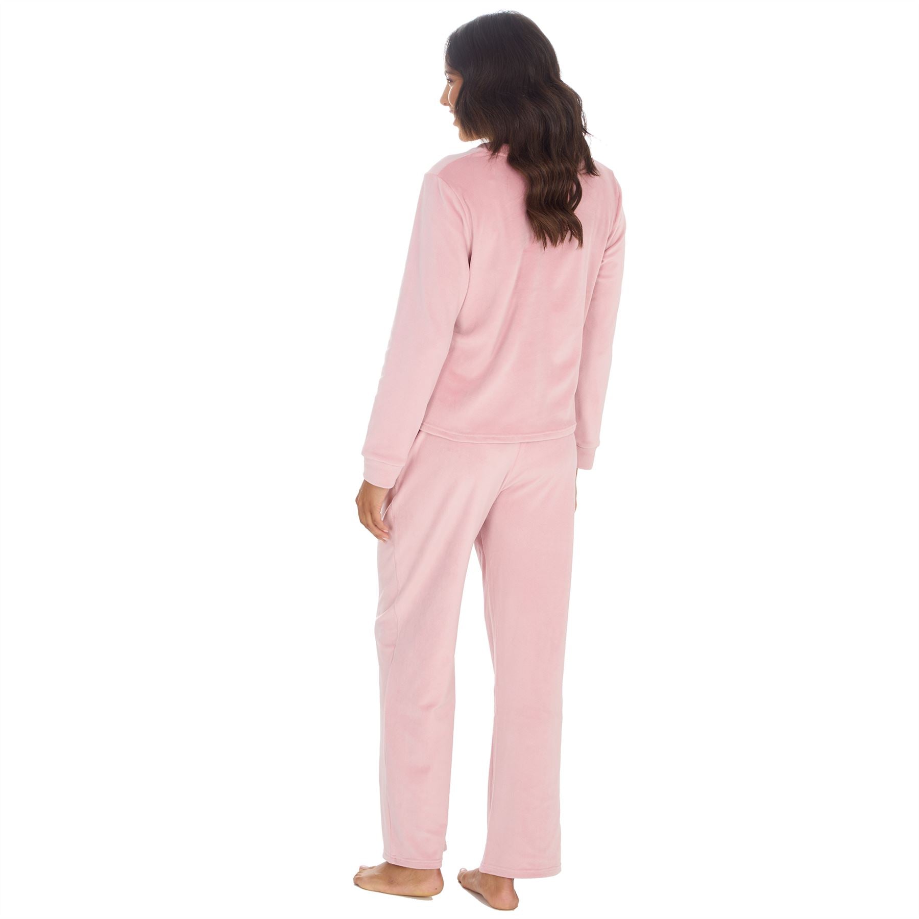 Womens/Ladies Super Soft Lounge Pyjamas Pyjama PJ Nightwear Set Size 8-22