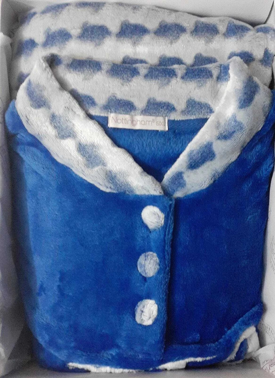 Warm Women's Pajamas With Buttons Winter Fleece PG35684 Nottingham Corallina