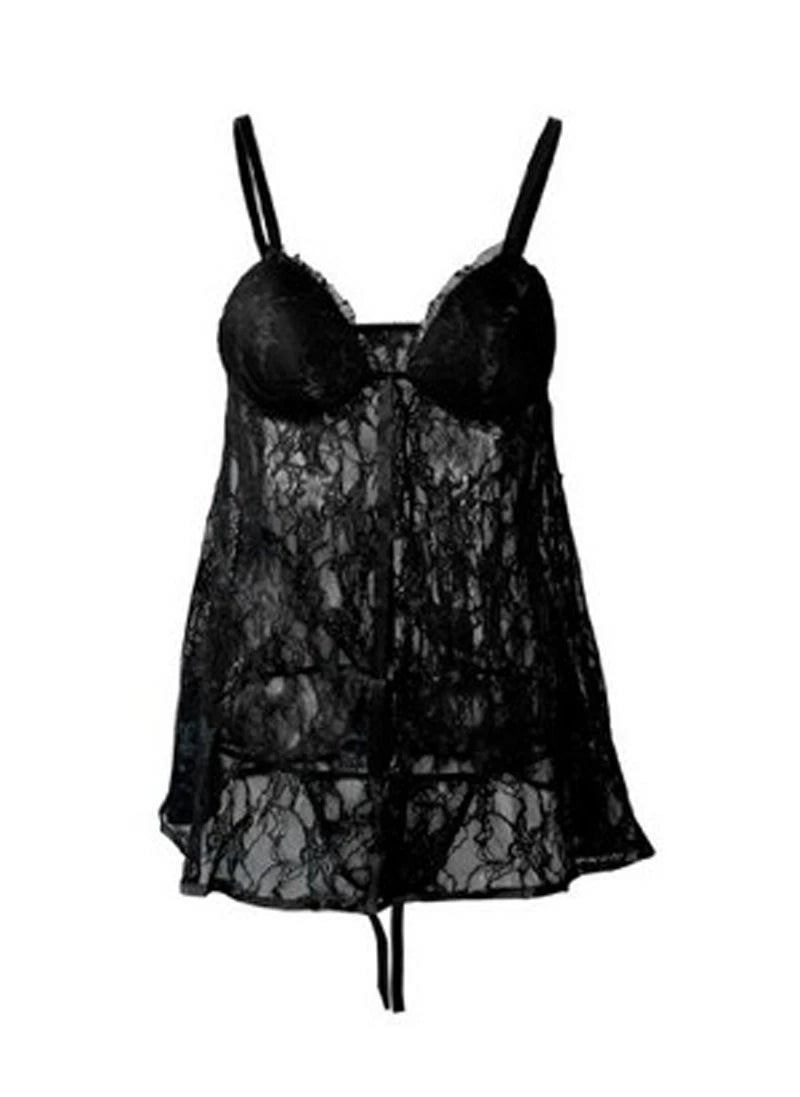 CLEARANCE-Women-Sexy-Lingerie-Lace-Dress-Underwear-Babydoll-Sleepwear-G-string
