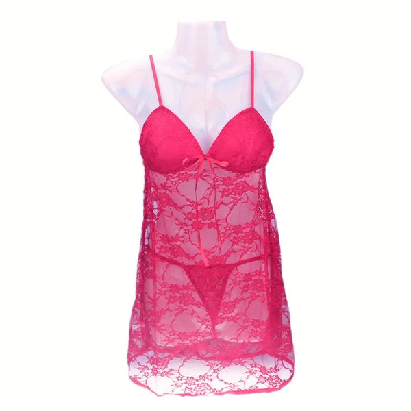 CLEARANCE-Women-Sexy-Lingerie-Lace-Dress-Underwear-Babydoll-Sleepwear-G-string