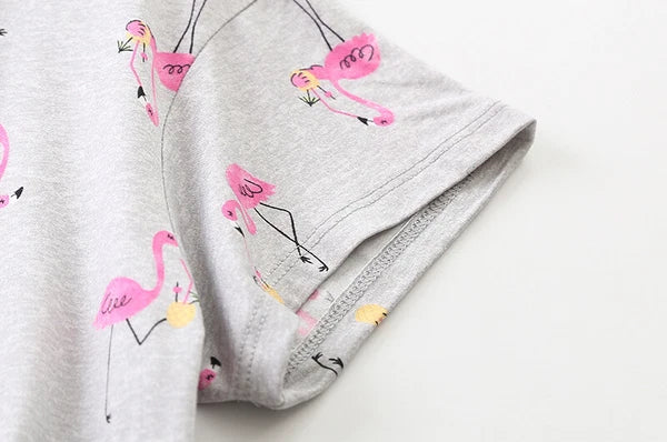 Womens Capri Set Sleepwear Pajamas Woman Sleep Nightshirt Home wear Nightwear Pj