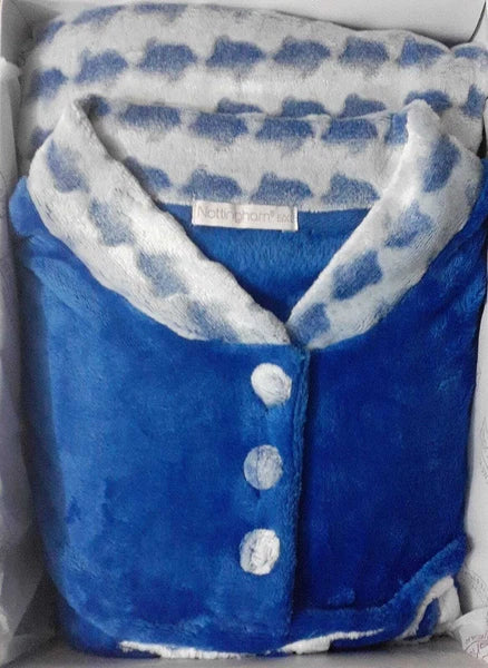 Warm Women's Pajamas With Buttons Winter Fleece PG35684 Nottingham Corallina