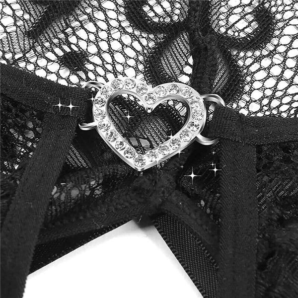 Womens Sexy Lace Bodys Lingerie Crotchless Babydoll Bodysuit Nightwear Underwear