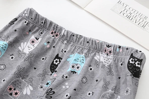Womens Capri Set Sleepwear Pajamas Woman Sleep Nightshirt Home wear Nightwear Pj