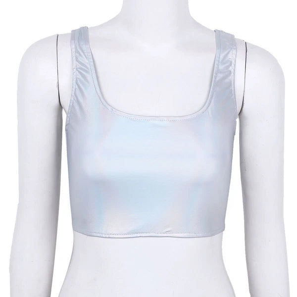 Womens Miniskirt Nightclub Crop Top Rave Lingerie Set Vest Outfits Outfit Sexy