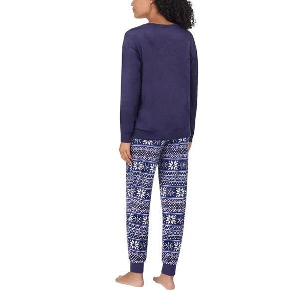 NWT Nautica Women's 2-Pc  PJ Lightweight Stretch Fleece Pajama Lounge Set s:S-3X