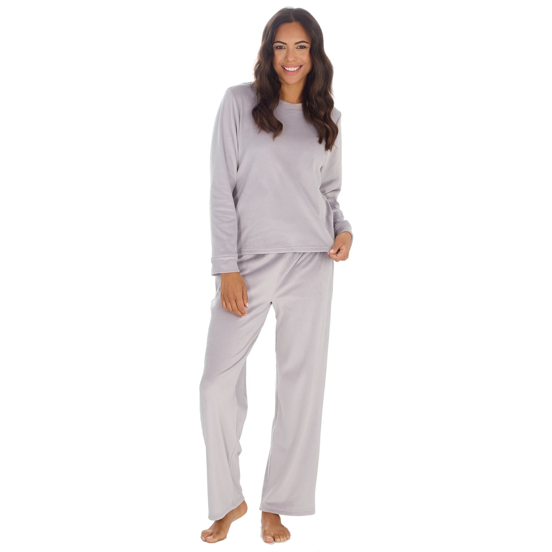 Womens/Ladies Super Soft Lounge Pyjamas Pyjama PJ Nightwear Set Size 8-22