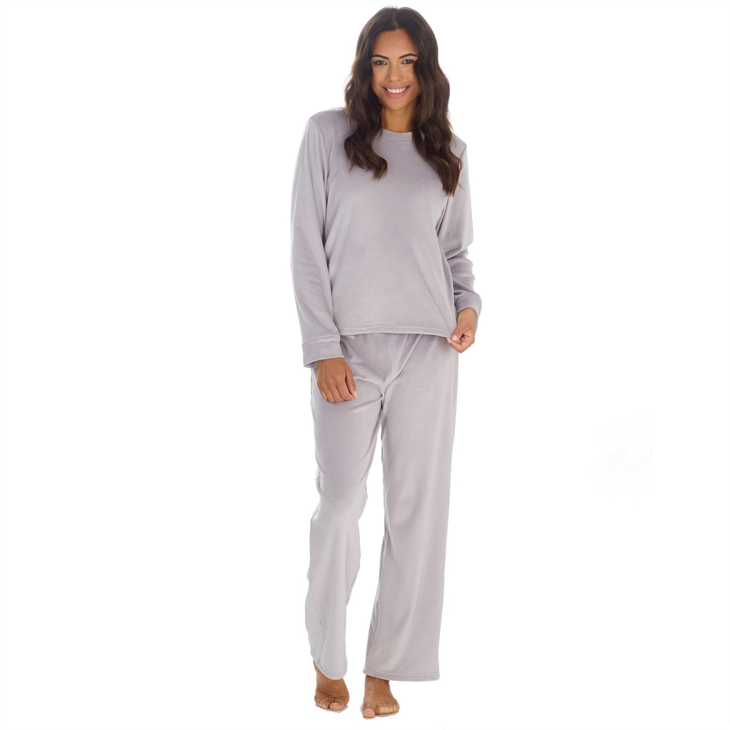 Womens/Ladies Super Soft Lounge Pyjamas Pyjama PJ Nightwear Set Size 8-22