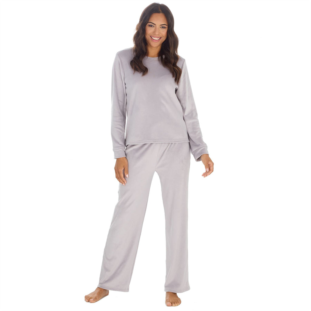 Womens/Ladies Super Soft Lounge Pyjamas Pyjama PJ Nightwear Set Size 8-22