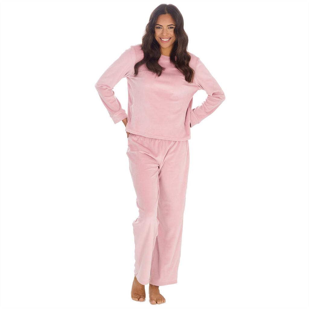Womens/Ladies Super Soft Lounge Pyjamas Pyjama PJ Nightwear Set Size 8-22