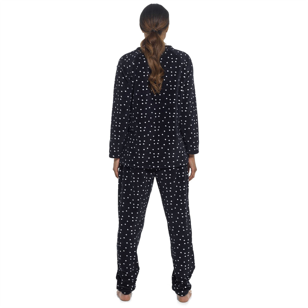Womens/Ladies Fleece Thermal Pyjamas Pyjama PJs Winter Nightwear Set Size 8-22