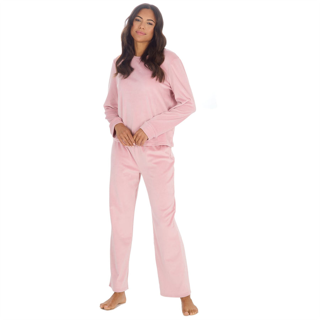 Womens/Ladies Super Soft Lounge Pyjamas Pyjama PJ Nightwear Set Size 8-22