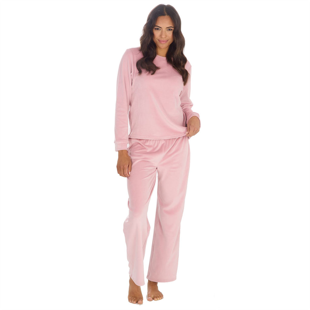Womens/Ladies Super Soft Lounge Pyjamas Pyjama PJ Nightwear Set Size 8-22