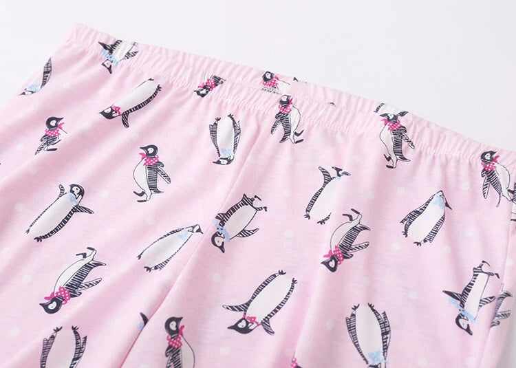 Womens Capri Set Sleepwear Pajamas Woman Sleep Nightshirt Home wear Nightwear Pj