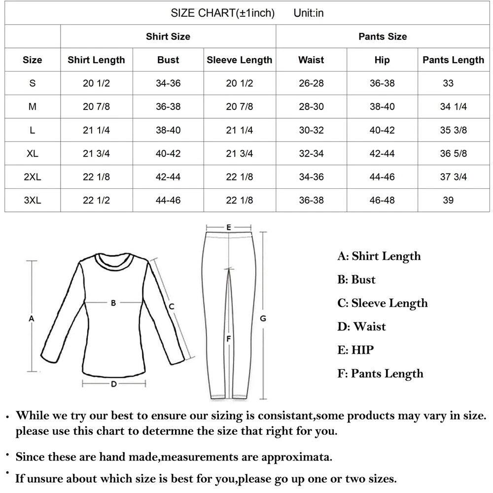 Ropa Interior Térmica para Mujer Conjunto de Pantalones Y Tops Ultra Suave Warm