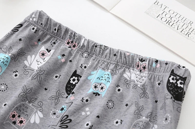 Womens Capri Set Sleepwear Pajamas Woman Sleep Nightshirt Home wear Nightwear Pj