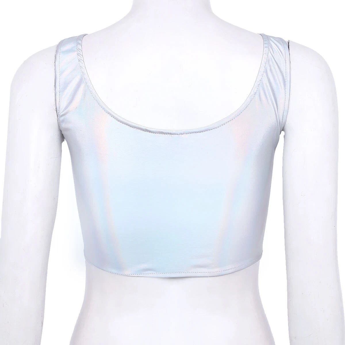 Womens Crop Top Ruffle Lingerie Set Festival Miniskirt Rave Clubwear Sexy Vest