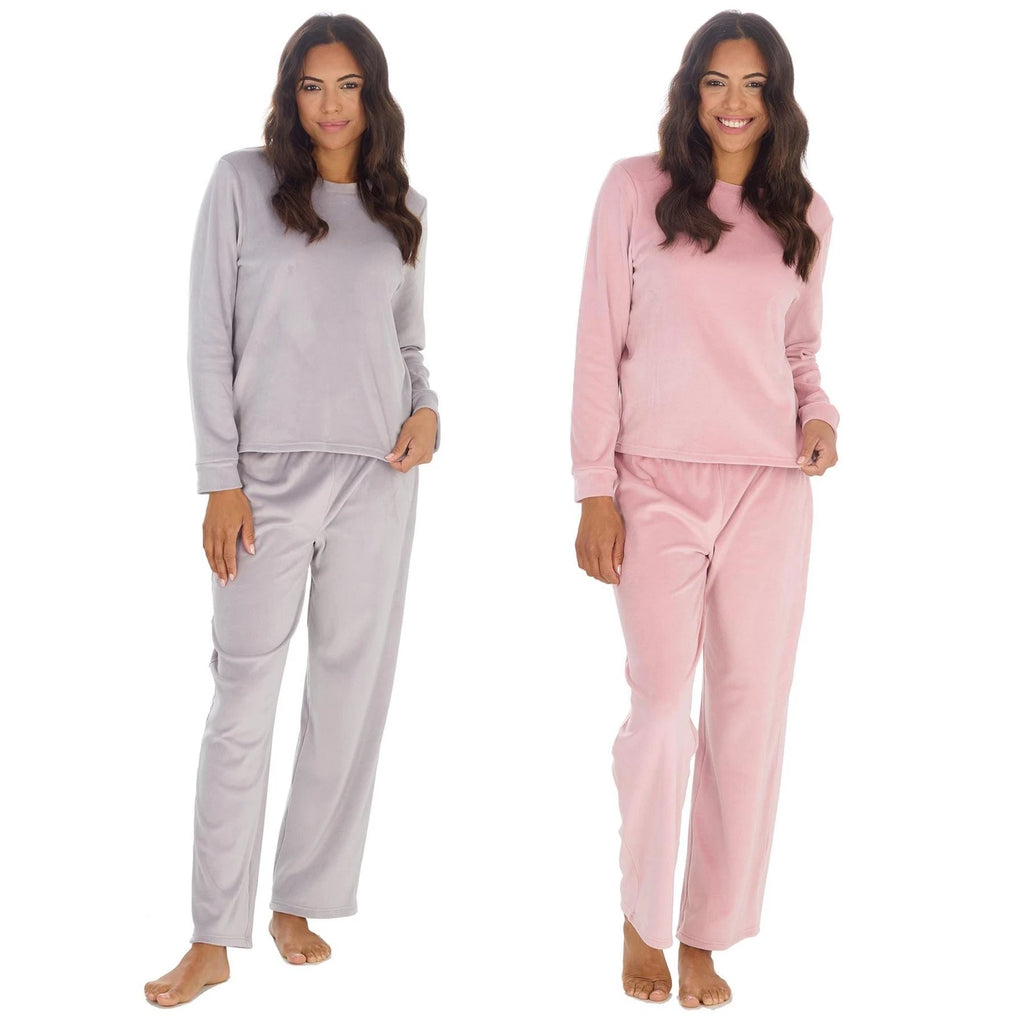 Womens/Ladies Super Soft Lounge Pyjamas Pyjama PJ Nightwear Set Size 8-22