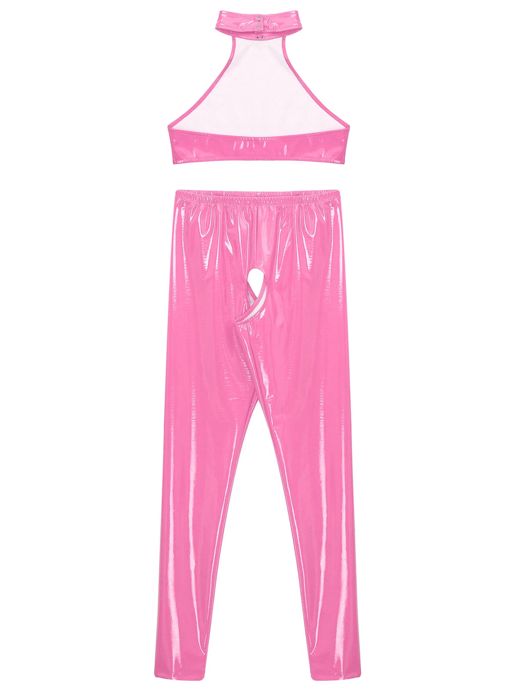 Womens Catsuit Crotchless Nightwear Costume Lingerie Set Bralette Clubwear Bra