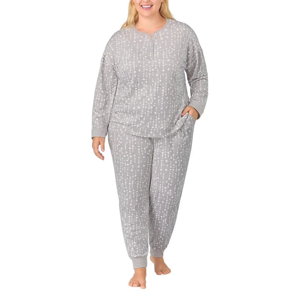 NWT Nautica Women's 2-Pc  PJ Lightweight Stretch Fleece Pajama Lounge Set s:S-3X