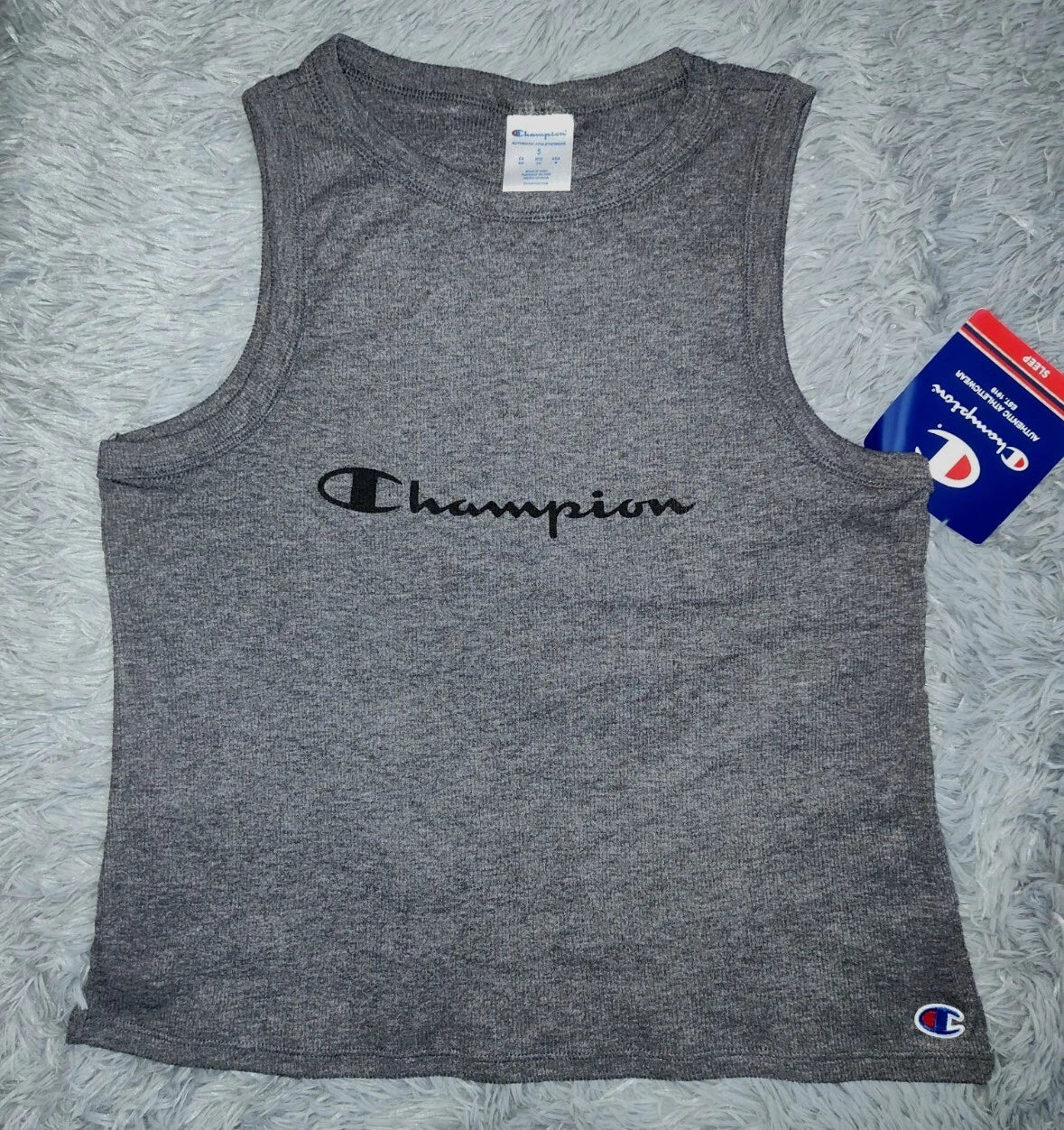 NWT CHAMPION Women's Sleep Crewneck Sleeveless Lounge Muscle Tank, Sizes: S - L