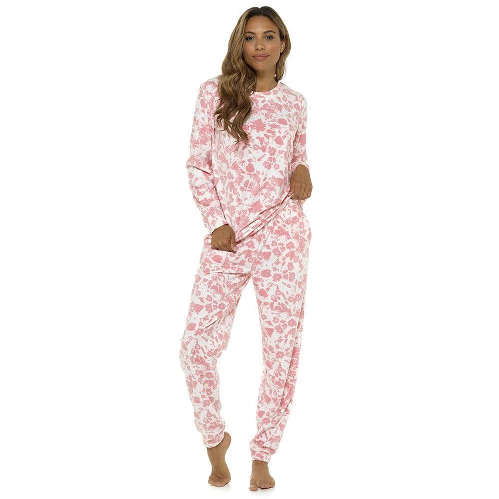 Womens/Ladies Fleece Thermal Pyjamas Pyjama PJs Winter Nightwear Set Size 8-22