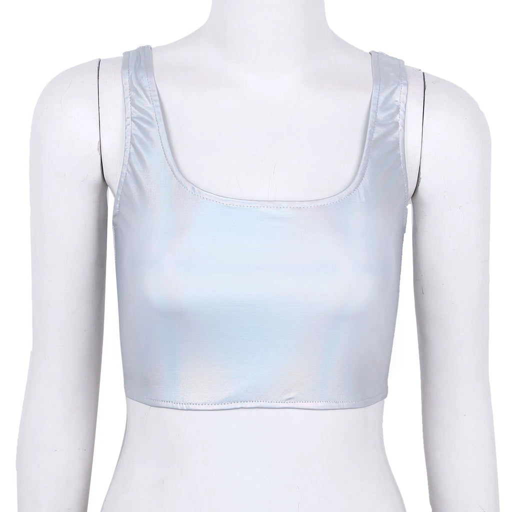 Womens Miniskirt Nightclub Crop Top Rave Lingerie Set Vest Outfits Outfit Sexy