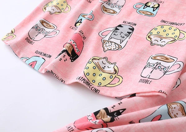Womens Capri Set Sleepwear Pajamas Woman Sleep Nightshirt Home wear Nightwear Pj