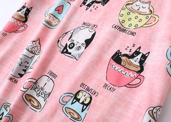 Womens Capri Set Sleepwear Pajamas Woman Sleep Nightshirt Home wear Nightwear Pj