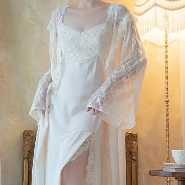 Women robe pajama set pajama suspender pajama summer casual satin bathrobe