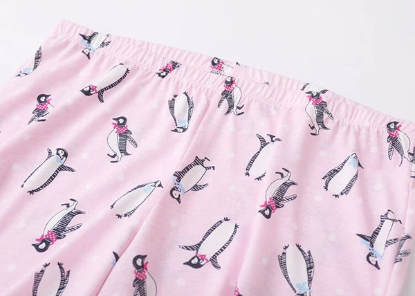 Womens Capri Set Sleepwear Pajamas Woman Sleep Nightshirt Home wear Nightwear Pj