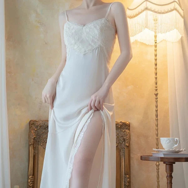 Women robe pajama set pajama suspender pajama summer casual satin bathrobe