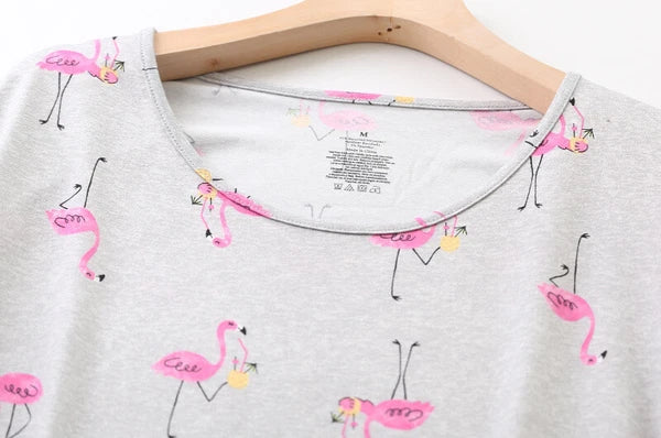 Womens Capri Set Sleepwear Pajamas Woman Sleep Nightshirt Home wear Nightwear Pj