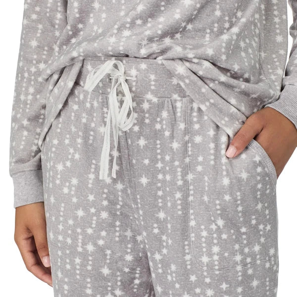 NWT Nautica Women's 2-Pc  PJ Lightweight Stretch Fleece Pajama Lounge Set s:S-3X