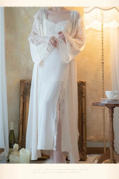 Women robe pajama set pajama suspender pajama summer casual satin bathrobe