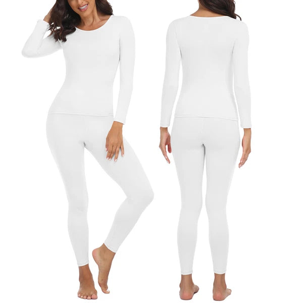 Women's Long Johns Thermal Underwear Warm Base Layer Pajama Set for Cold Weather