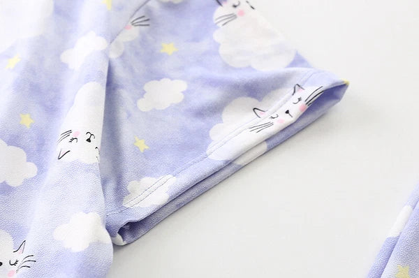 Womens Capri Set Sleepwear Pajamas Woman Sleep Nightshirt Home wear Nightwear Pj